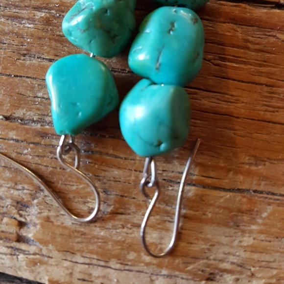 Authentic Turquoise earrings - Picture 3 of 3